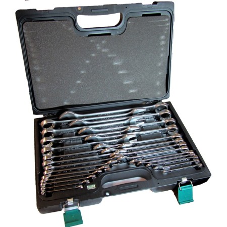 HONITON KLUCZE PŁASKO-OCZKOWE WALIZKA 26 elem.  6-32mm