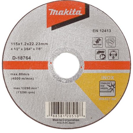 Tarcza Do Metalu 115X1,2X22X2Mm Inox