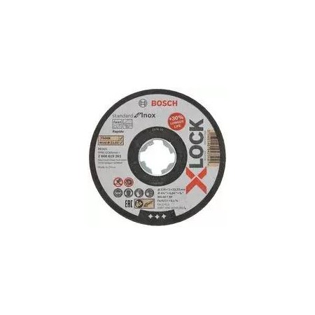 Bosch Tarcza Met.115Mm X 1,0Mm X 22Mm Standard For Inox X-Lock