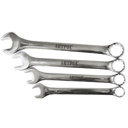 Klucz Płasko-Oczkowy 7Mm Cr-V Polerowany