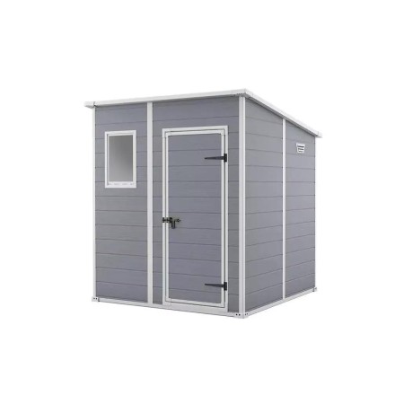 Keter Domek Ogrodowy Manor Pent 6X6 Szaro/Biały 183,5 X 185 X 200,5Cm