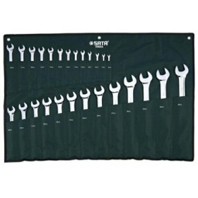 SATA KLUCZE PŁASKO-OCZKOWE 26szt. SASZETKA