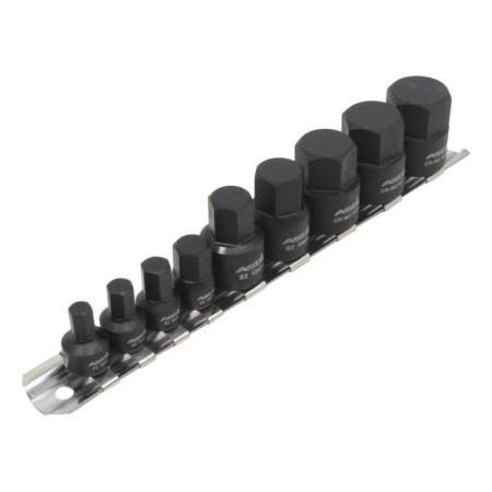 Asta Zestaw Udarowych Kluczy Nasadowych Hex Metryczne 1/4" - 3/8"