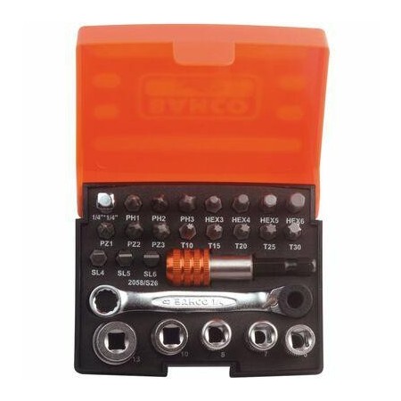 BAHCO KOŃCÓWKI UDAROWE 26el.