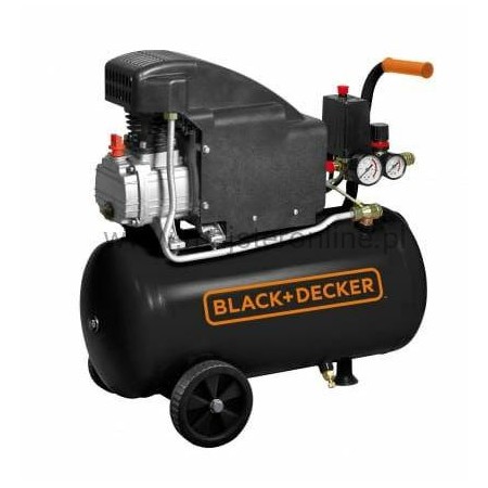 BLACK&DECKER SPRĘŻARKA OLEJ. 24L/1,5KM/8BAR