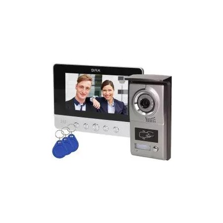 ORNO ZESTAW WIDEODOMOFONOWY 7" Z CZYTNIKIEM BRELOKÓW CHARON