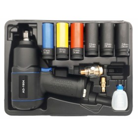 ADLER KLUCZ UDAROWY PNEUMATYCZNY 1/2" 1490Nm + NASADKI