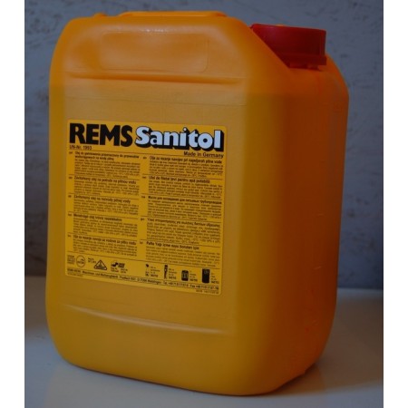 REMS ŚRODEK DO GWINTOWANIA SANITOL 5L DO INSTALACJI WODY PITNEJ