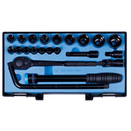 KT ZESTAW NASADEK 1/2" Z GRZECHOTKĄ 22cz.