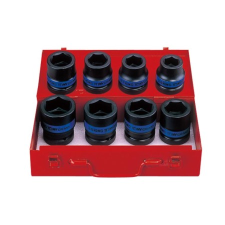 KING TONY NASADKI UDAROWE 1" KOMPLET 8 elem. 24, 27, 30, 32, 33, 36, 38, 41