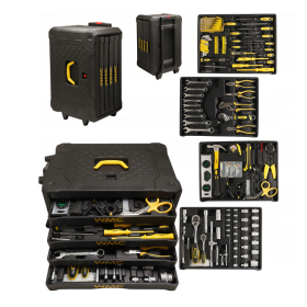 ZESTAW KLUCZY  300el./WALIZKA NA KÓŁKACH /WMC