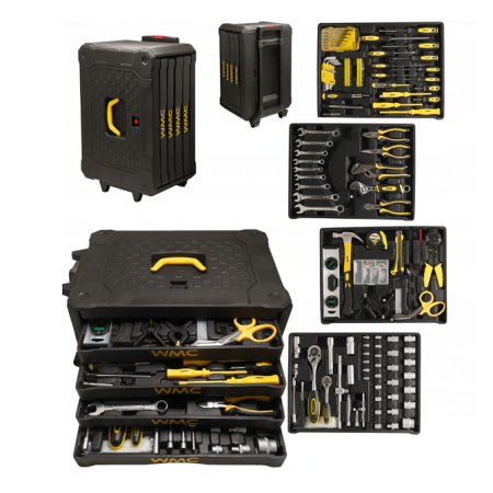 ZESTAW KLUCZY  300el./WALIZKA NA KÓŁKACH /WMC