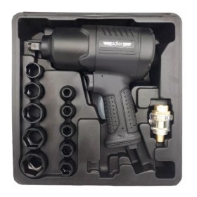 ADLER KLUCZ UDAROWY PNEUMATYCZNY 1/2" 1590Nm + NASADKI