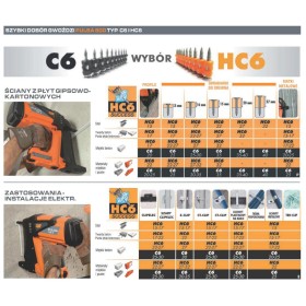 PASLODE GWOŹDZIE HC6-15 + GAZ P800