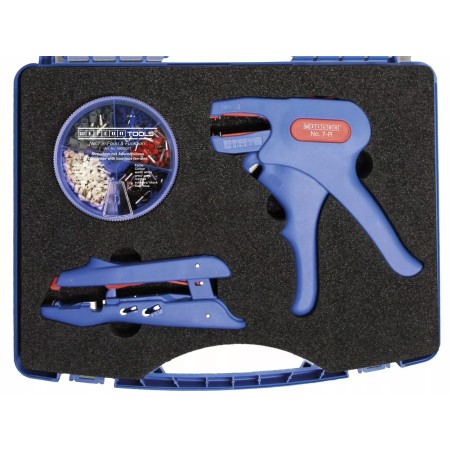 WEICON ZESTAW DO ŚCIĄGANIA IZOLACJI I ZACISKANIA KOŃCÓWEK NR 7+ NR300 KONEKTORY 400szt