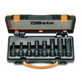 BETA KOMPLET 8 NASADEK UDAROWYCH Z KOŃCÓWKĄ TRZPIENIOWĄ SZEŚCIOKĄTNĄ