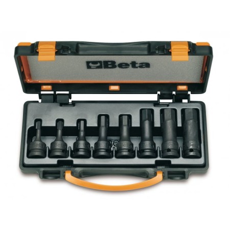 BETA KOMPLET 8 NASADEK UDAROWYCH Z KOŃCÓWKĄ TRZPIENIOWĄ SZEŚCIOKĄTNĄ