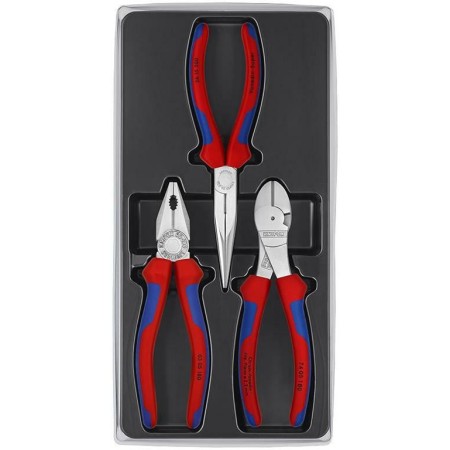 KNIPEX ZESTAW SZCZYPIEC DO PRAC SERWISOWYCH 3szt. 0305180/2615200/7405180