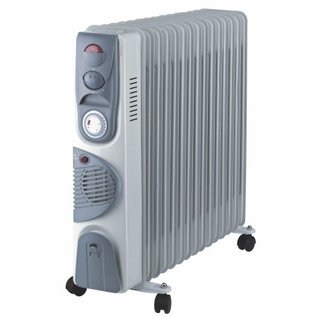 VOLTENO GRZEJNIK OLEJOWY 15-ŻEBEREK TURBO+TIMER 2500W+400W