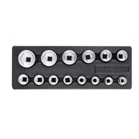 YATO ZESTAW KLUCZY NASADOWYCH 3/4"  14 elem. (19 - 55mm) WKŁAD DO SZAFKI YT-55457