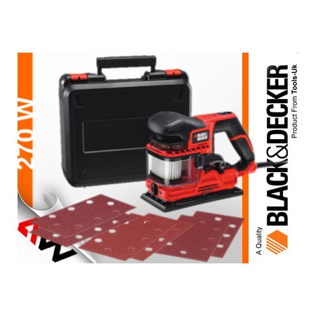BLACK+DECKER SZLIFIERKA OSCYLACYJNA 270W KA330EKA