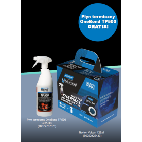 NORTON TARCZA.VULCAN 125 x 1,0 +PŁYN TERMICZNY TP500 /100szt.