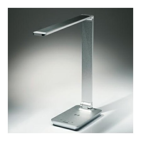 TIROSS LAMPKA BIURKOWA 48 SMD LED 580 LUMENÓW /SREBRNA