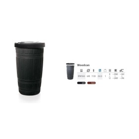 PROSPERPLAST POJEMNIK NA DESZCZÓWKĘ WOODCAN CZARNY 265L