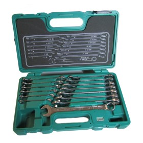 HONITON KLUCZE PŁASKO-OCZKOWE WALIZKA 14 elem.6-19mm