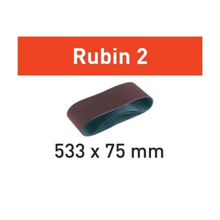 Festool Taśma szlifierska Rubin 2 L533X 75-P80 RU2/10