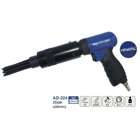 ADLER MŁOTEK PNEUMATYCZNY IGŁOWY AD-324