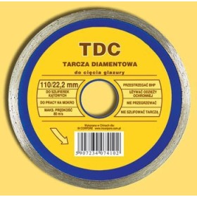 Tarcza diamentowa TDC In Corpore 110 mm do glazury