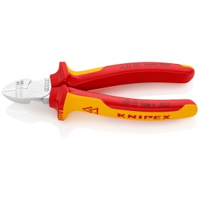 KNIPEX SZCZYPCE BOCZNE IZOLOWANE160mm