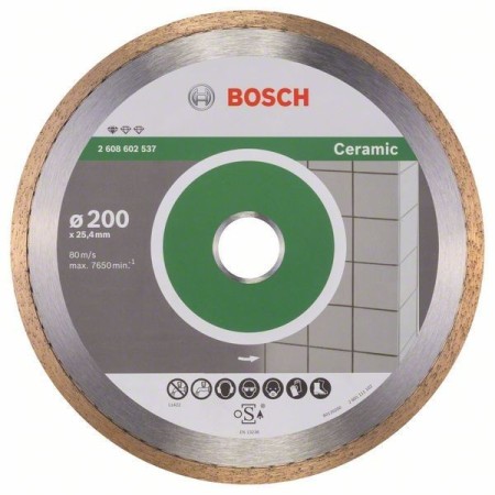 Bosch tarcza diamentowa tnąca 200/25,4  do ceramiki