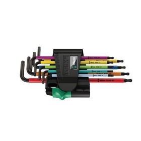 WERA KLUCZE TRZPIENIOWE TYP L TORX SECURITY 9elem.