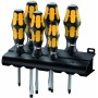 WERA ZESTAW WKRĘTAKÓW 6szt. 932/6 KRAFTFORM PLUS WIESZAK