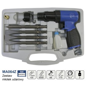 ADLER  ZESTAW MŁOTEK UDAROWY 190mm MA064Z