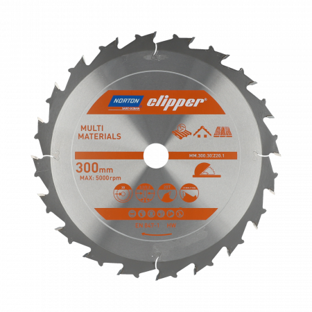 NORTON PIŁA TARCZOWA 315mm x 30mm x 20z MULTI MATERIALS DEMOLITION (3,2/2,2)