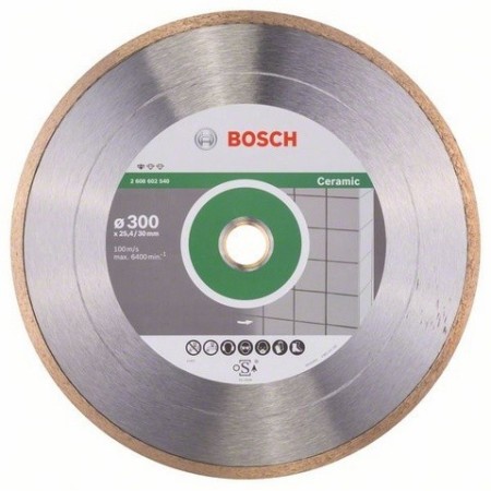 Bosch - Diamentowe tarcze tnące Standard  for Ceramic 300 x 30+25,40 x 2 x 7 mm -do przecinarek , pił stołowych