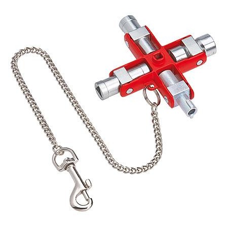 KNIPEX KLUCZ WIELOFUNKCYJNY DO SZAF STERUJĄCYCH/ROZDZIELNI