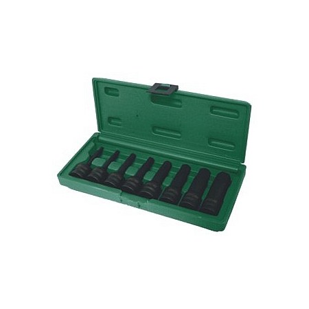 JONNESWAY KLUCZE IMBUSOWE UDAROWE  1/2" KOMPLET 8szt.  5, 6, 8, 10, 12, 14, 17, 19 mm  S05A408S