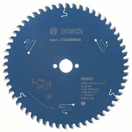 Bosch tarcza pilarska Expert aluminium 190-20-56 z