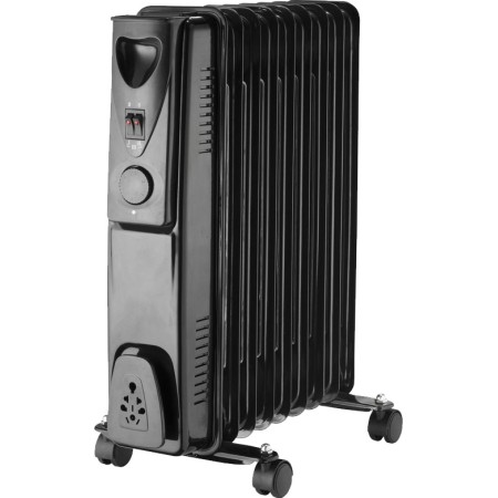 GRZEJNIK OLEJOWY  7-ŻEBEREK 1500W CZARNY