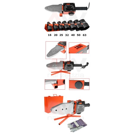 MAR-POL ZGRZEWARKA DO RUR PCV DUŻA /1500W