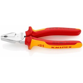 KNIPEX SZCZYPCE UNIWERSALNE 180mm VDE O ZWIĘKSZONYM PRZEŁOŻENIU