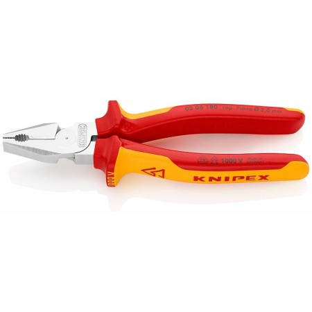 KNIPEX SZCZYPCE UNIWERSALNE 180mm VDE O ZWIĘKSZONYM PRZEŁOŻENIU