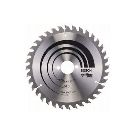 Bosch Tarcza pilarska Optiline Wood 190* 36z