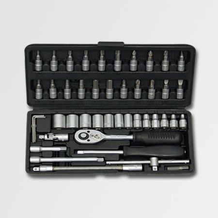 HONITON ZESTAW KLUCZY  46 ELEMENTÓW 1/4"  1160