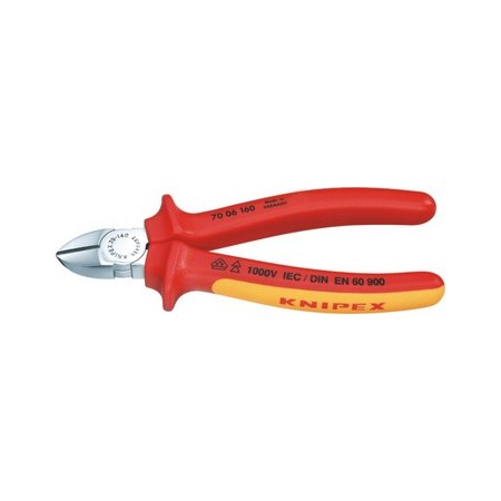 KNIPEX SZCZYPCE BOCZNE IZOLOWANE160mm