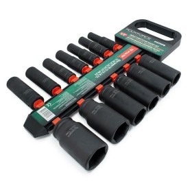 ROCKFORCE NASADKI UDAROWE DŁUGIE 13szt.1/2" 10-32mm /WIESZAK